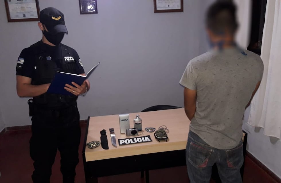San Vicente: terminó detenido luego de robarle varios objetos a su vecino