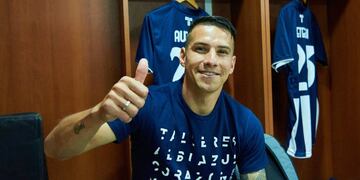 Carlos Auzqui y su identificación con Talleres. "Mi lugar en el mundo", insistió (Talleres).