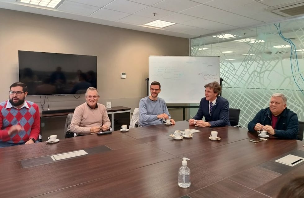 El Municipio de Arroyito y CESPAL se reunieron con autoridades de Bancor en busca de financiamiento económico