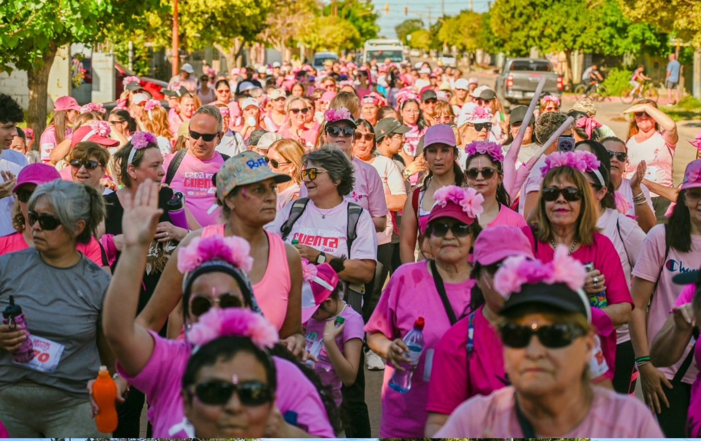 Caminata Rosa en Arroyito