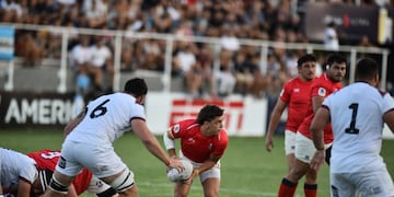 Dogos XV enfrentó a Selknam de Chile. Le sacó el invicto y la punta (José Gabriel Hernández / La Voz).