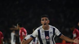 Lo grita con el alma Juan Rodríguez, en el empate de un Talleres que lo dio vuelta (La Voz).