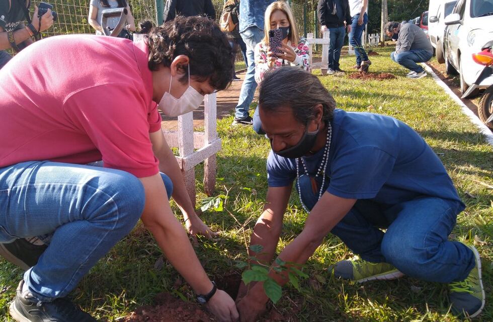 Nueva jornada de reforestación arbórea en Puerto Iguazú