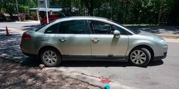 El auto que aplastó a la mujer en Calamuchita  (Radio Unna).
