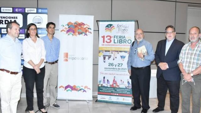 La 13° Feria del Libro se lleva a cabo en Concordia.
