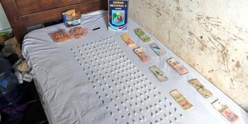 Detienen a un dealer con cientos de dosis de cocaína en Puerto Iguazú.