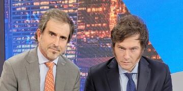 Alberto “Bertie” Benegas Lynch y Javier Milei (Prensa LLA)