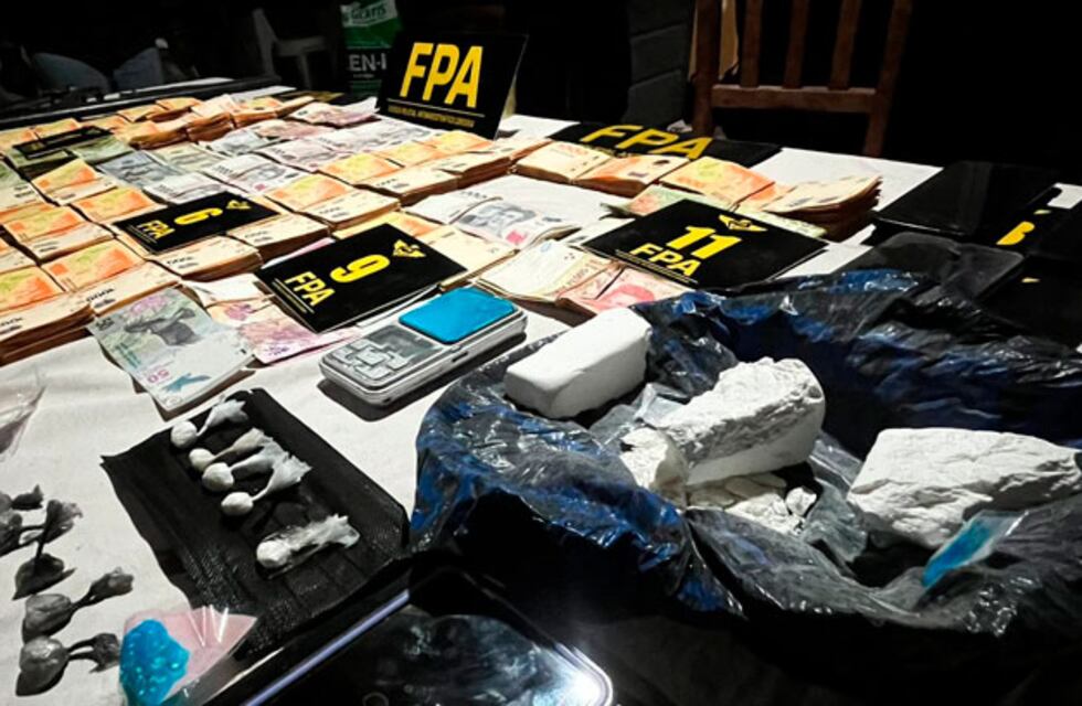 Impactante cantidad de cocaína en Punilla: la FPA incautó más de 1000 dosis en un operativo