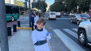 La familia logró reunir el dinero para viajar a Estados Unidos.