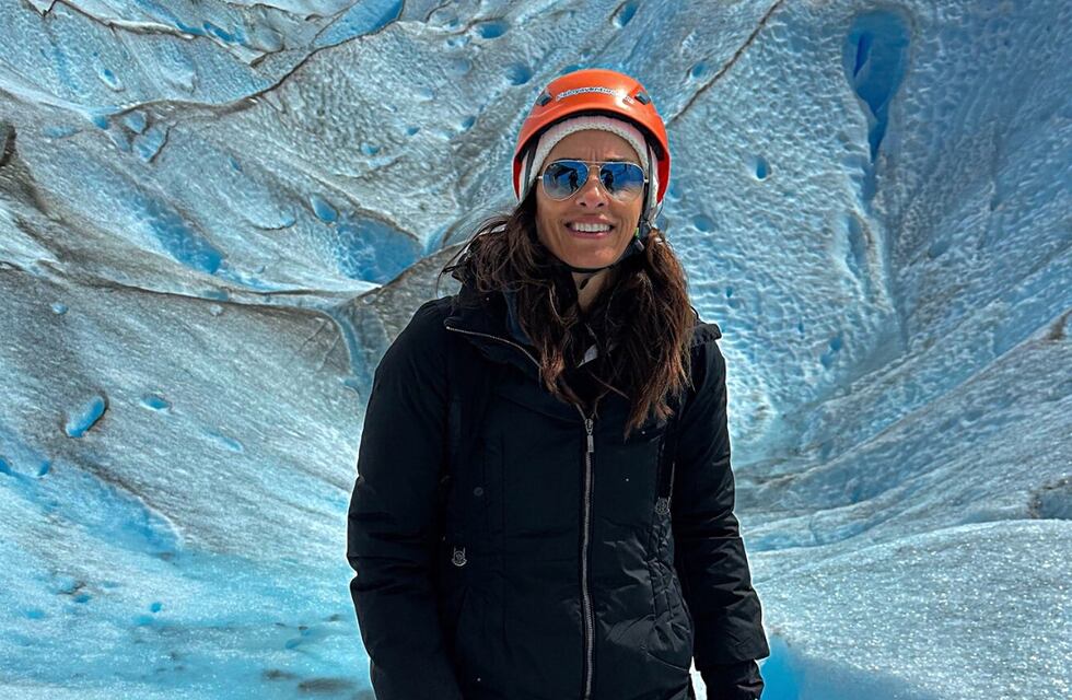 La extenista Gabriela Sabatini mostró postales increíbles de sus vacaciones por el Glaciar Perito Moreno