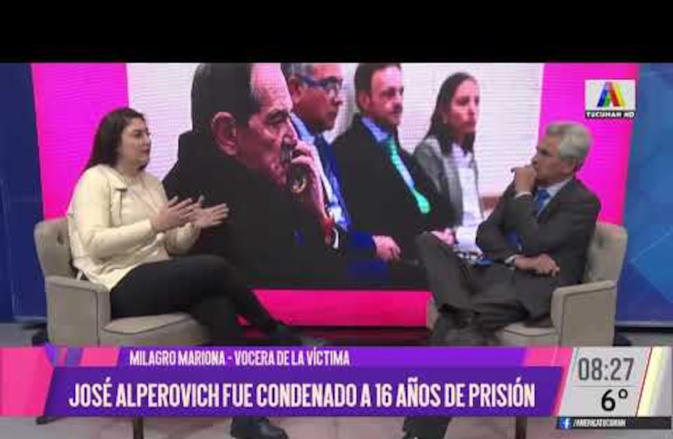 Tras la condena, habla Milagros Mariona, vocera de la sobrina de Alperovich