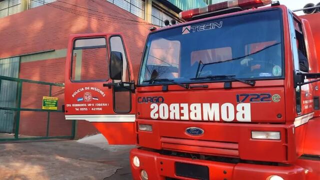 Combatieron focos de incendios en zona centro y sur de Misiones.