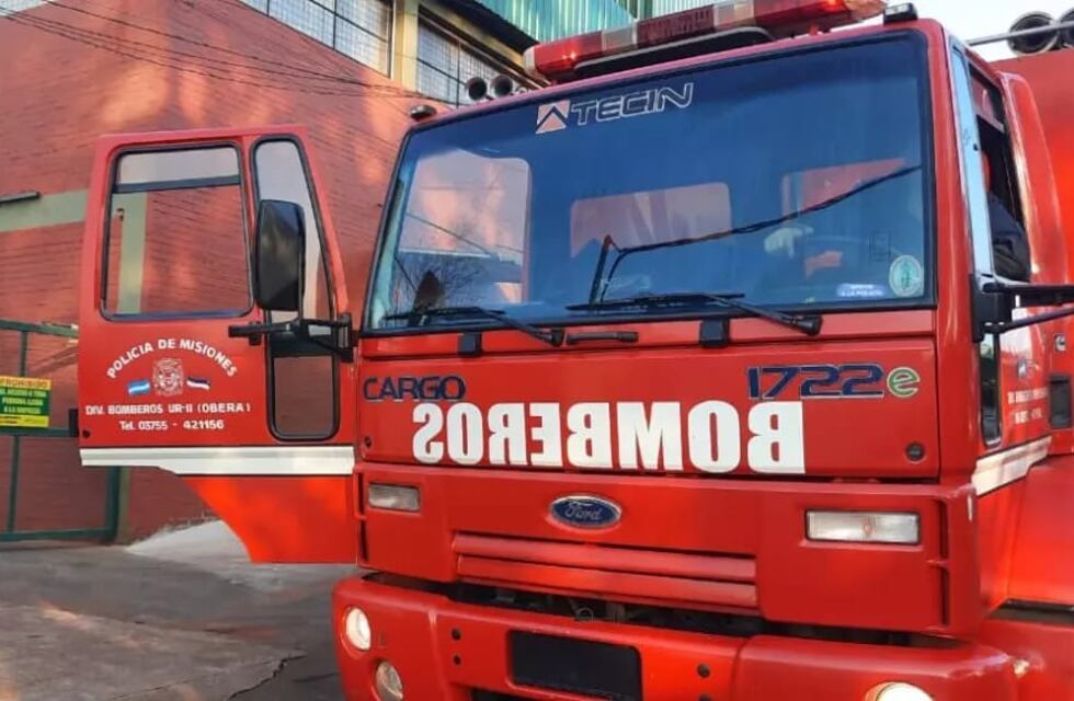 Combatieron focos de incendios en zona centro y sur de Misiones
