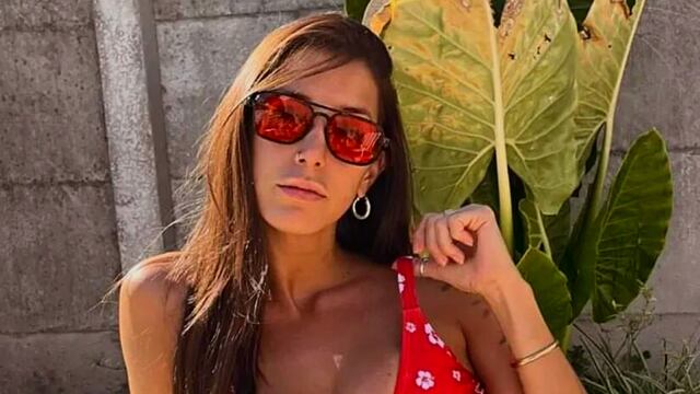 Juliana Díaz disfruta el verano en Buenos Aires.
