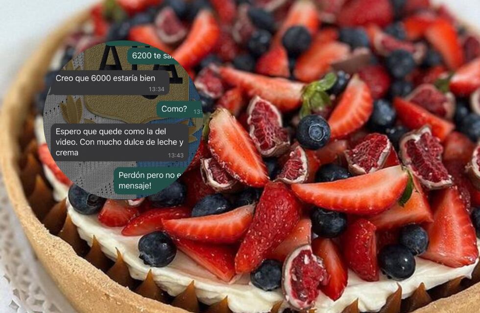 Quiso regatear $200 en el precio de una torta y se puso exigente: “Con mucho dulce de leche y crema”
