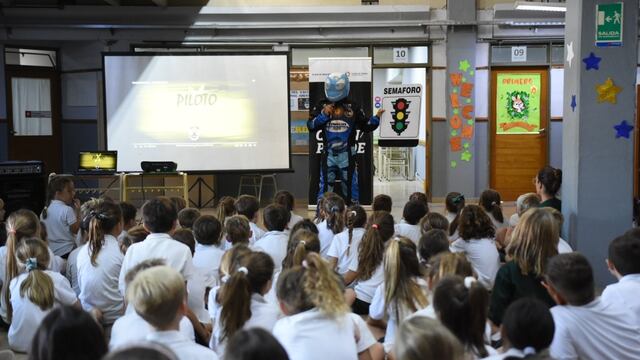 El Piloto Tango brinda educación vial en escuelas de Rafaela