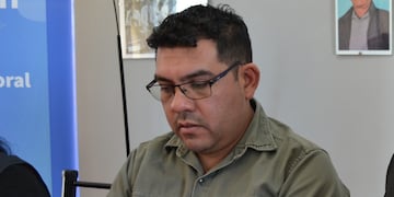 Sebastián López, secretario general del Sindicato de Empleados y Obreros Municipales (SEOM) de Jujuy.