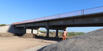 Tramo final de la pavimentación de la ruta 63, entre Colonia Margarita y María Juana