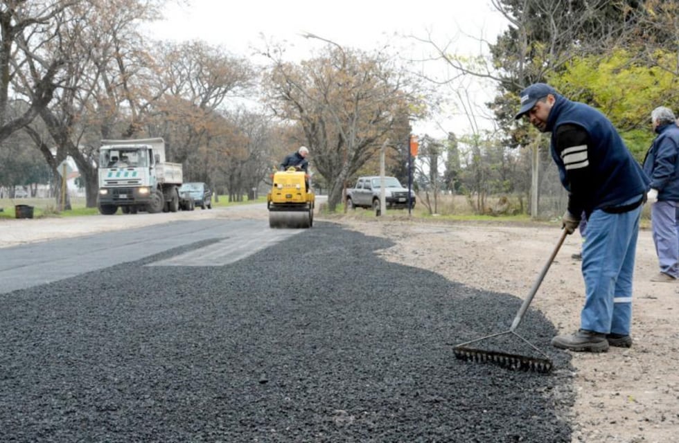 Pujato: Continúan las obras de pavimentación