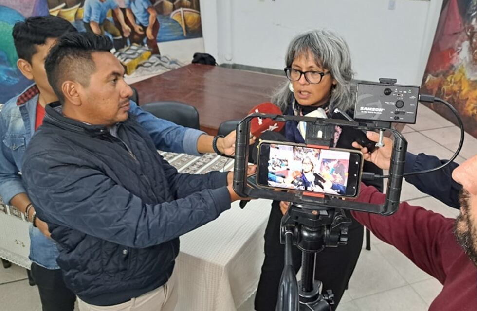 “Hoy las calles son nuestras aulas”, expresó la dirigente Mercedes Sosa