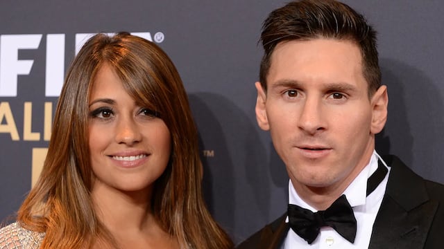 Antonela Roccuzzo y Lionel Messi