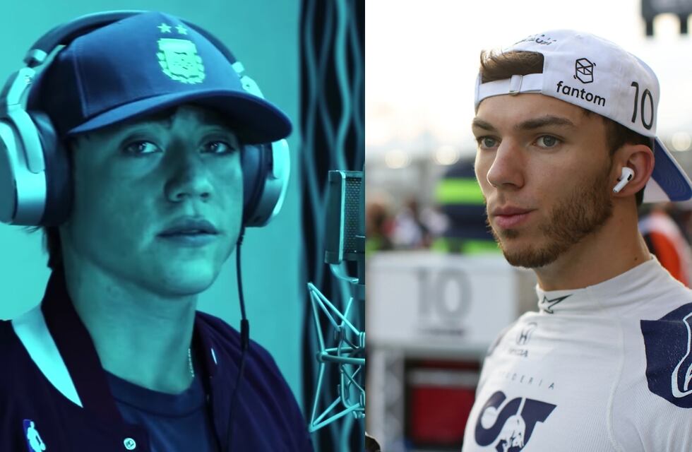 ¡Bombazo! Paulo Londra llegó a la Fórmula Uno de la mano de Pierre Gasly