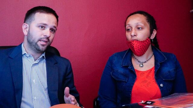 El abogado Bottaria y Gabriela Cuello presentarán una demanda contra la Maternidad Municipal. (Puntal)