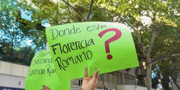 Marcha por la aparicion con vida de Florencia Romano. Fotos: Mariana Villa / Los Andes