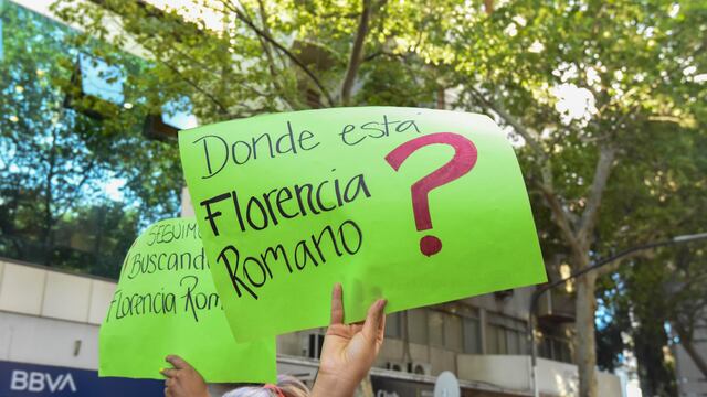 Marcha por la aparicion con vida de Florencia Romano. Fotos: Mariana Villa / Los Andes