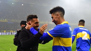 La última visita de Tevez a La Bombonera. Como técnico de Rosario Central. Ahora va con Talleres, por octavos de final.