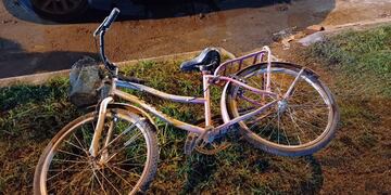 La moto recuperada en Rafaela