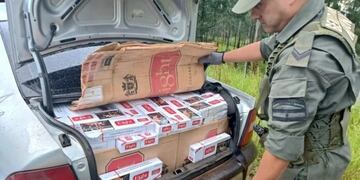 Frustran contrabando de cigarrillos en Colonia Alicia.