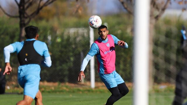 Adrián Balboa, firme en la ofensiva de un Belgrano que repite el once por cuarta vez (Prensa Belgrano).