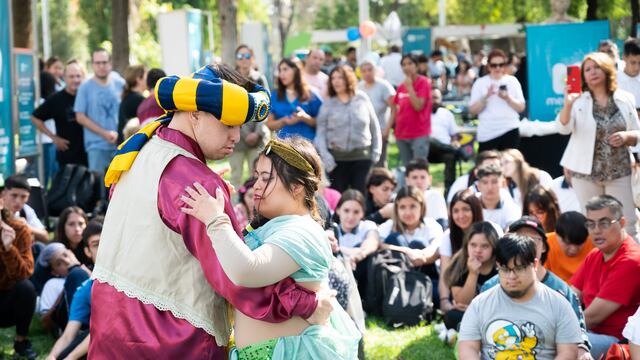Expo Ciudad Inclusiva en el parque O'Higgins, en pleno centro de Mendoza.