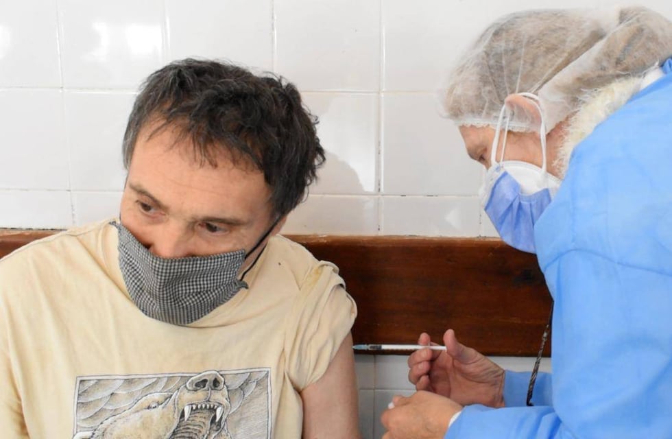 Vacunaron a personas con discapacidad