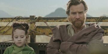 Kenobi y la pequeña Leia. (Instagram oficial de la serie)