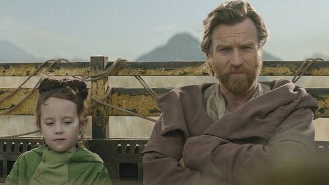 Kenobi y la pequeña Leia. (Instagram oficial de la serie)