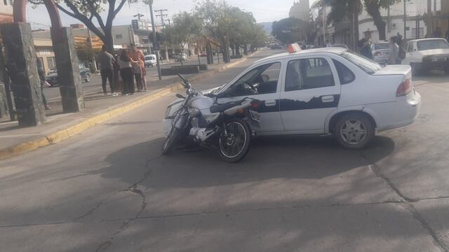 La escena del choque ocurrido el 7 de mayo de 2022.