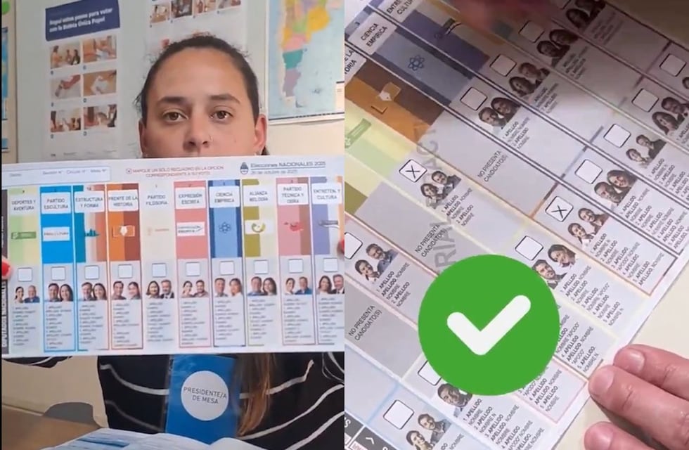 Cómo se vota con la Boleta Única de Papel en las elecciones de octubre 2025