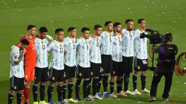 Argentina logró la clasificación al Mundial de Qatar de 2022 tras empatar 0 a 0 con Brasil / Mariana Villa ( Los Andes).