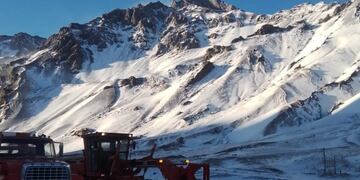 Alertas por nevadas en Alta Montaña. Foto: Gendarmería Nacional.
