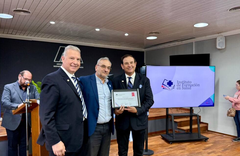 Calvo y Chivallero participaron de la inauguración del Instituto de Formación de Salud de la AMDC