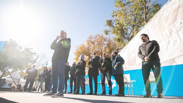 Máximo Kirchner insiste con la idea de la proscripción de Cristina para las próximas elecciones. Foto: Prensa Máximo Kirchner.