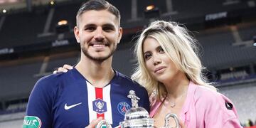 Wanda Nara y Mauro Icardi. (Foto: Instagram)