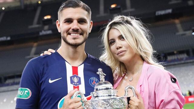 Wanda Nara y Mauro Icardi. (Foto: Instagram)