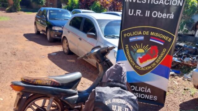 Se recuperó una motocicleta que había sido robada en Oberá.
