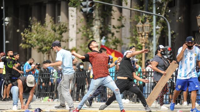 Incidentes en el Congreso durante la sesión en Diputados. Foto Federico Lopez Claro