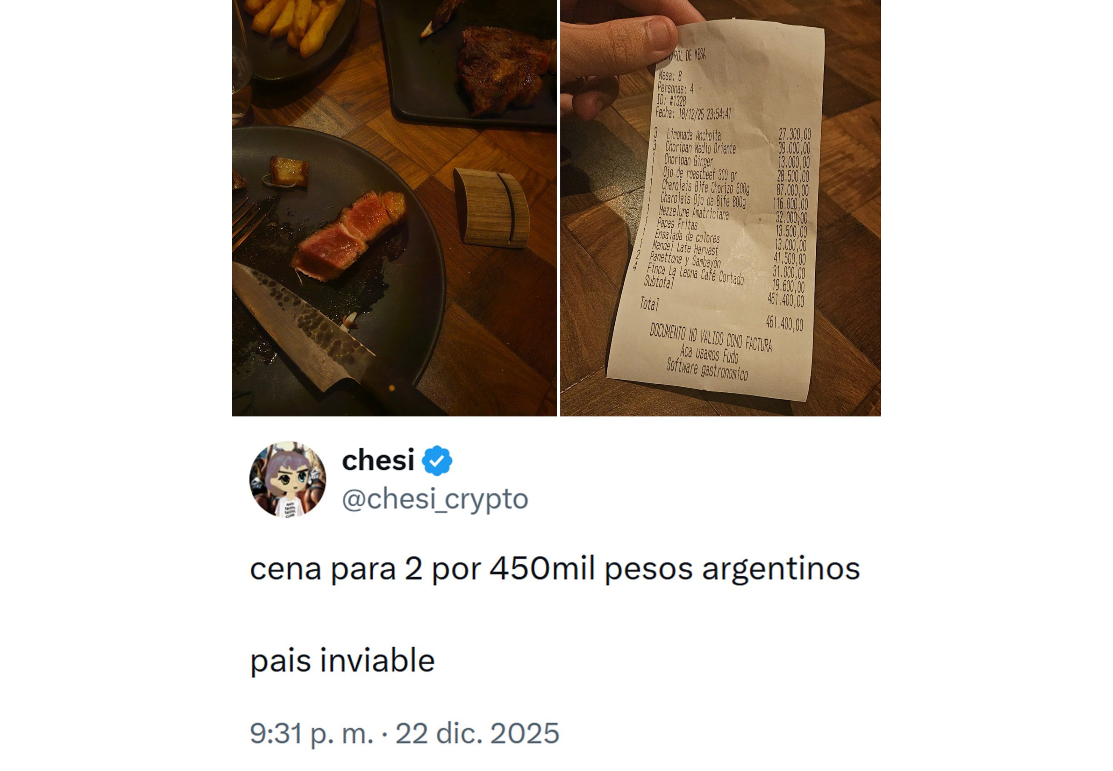 El tweet que se hizo viral.