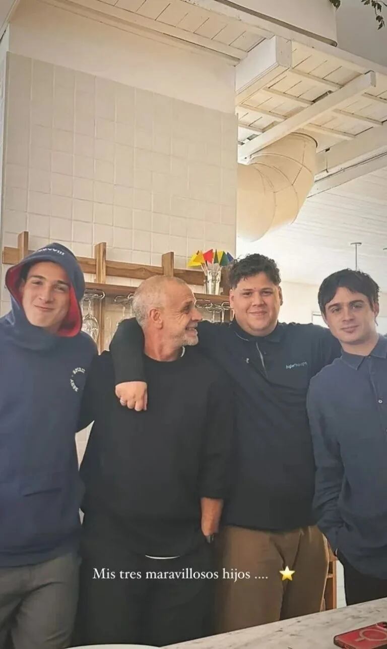  Los hijos del chef, Hans, Lans y Francis, eligieron caminos profesionales ligados al arte y la creatividad, diferenciándose de la cocina.