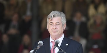 Nicolás Pino, presidente de SRA, en la inauguración de La Rural.